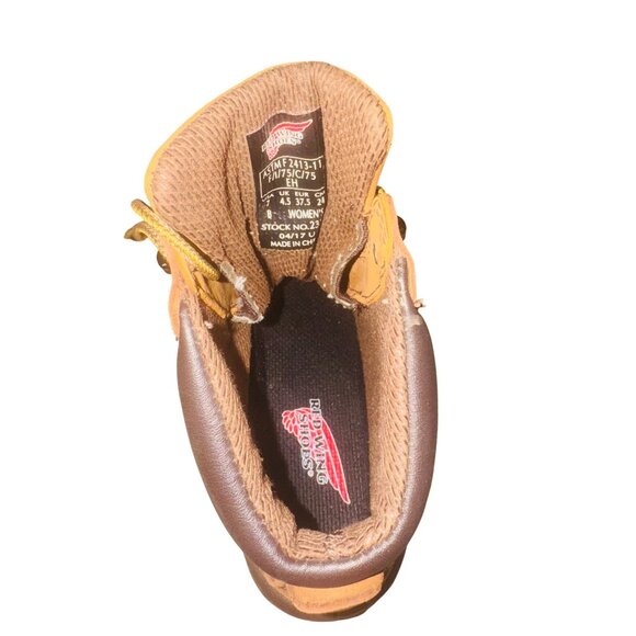 Red Wing Shoes Flexbond Waterproof Workwear Steel Toe Safety Boots  2327 Brown - Picture 15 of 15